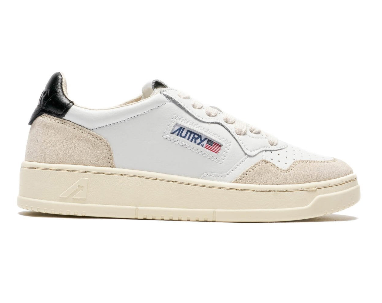 UNISEX SNEAKERS MDLST LOW BICOLOR AUS BLACK UND GREY LEDER
