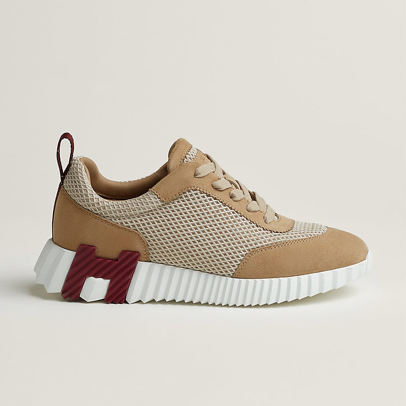 UNISEX SNEAKERS BNCG - BEIGE/BRAUN/WEISS