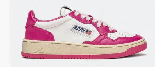 UNISEX SNEAKERS MDLST AUS WEISSEM LEDER MIT FOXGLOVE