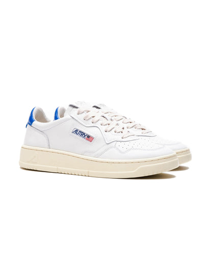 UNISEX SNEAKERS MDLST AUS WILDLEDER UND LEDER FARBE WEISS BLAU