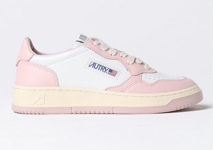 UNISEX SNEAKERS MDLST LOW BICOLOR AUS WEISSEM UND ROSA LEDER