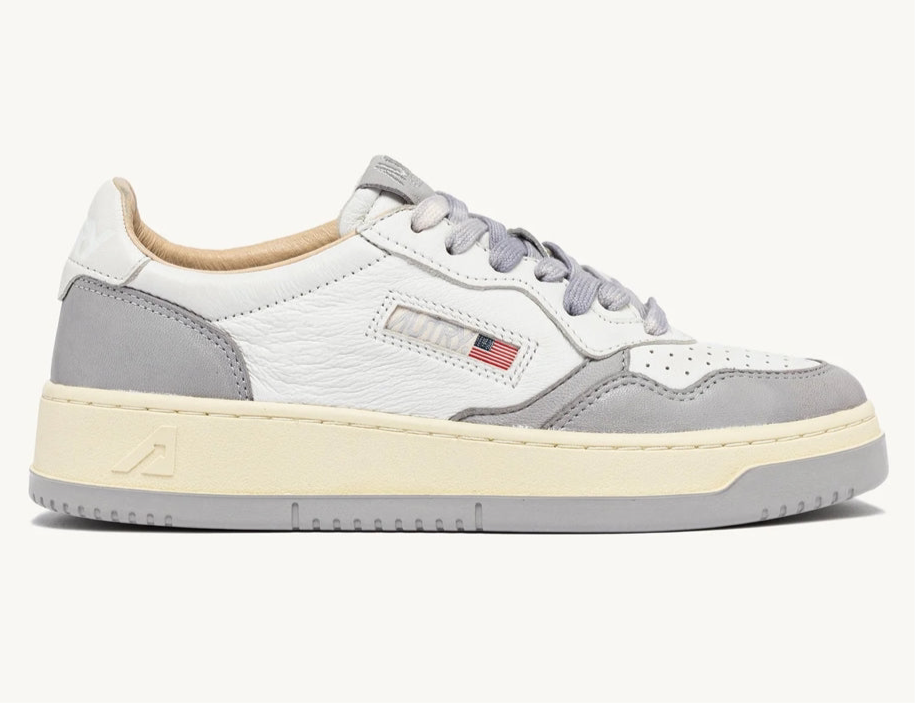 UNISEX SNEAKERS MDLST AUS LEDER IN WEISS UND VAPOR