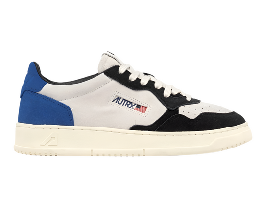 UNISEX SNEAKERS MDLST TRICOLOR AUS WILDLEDER FARBE ELECTRIC BLU UND OFF BLACK